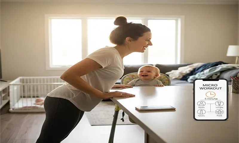 Micro-Workout Routines for Busy Moms with No Equipment